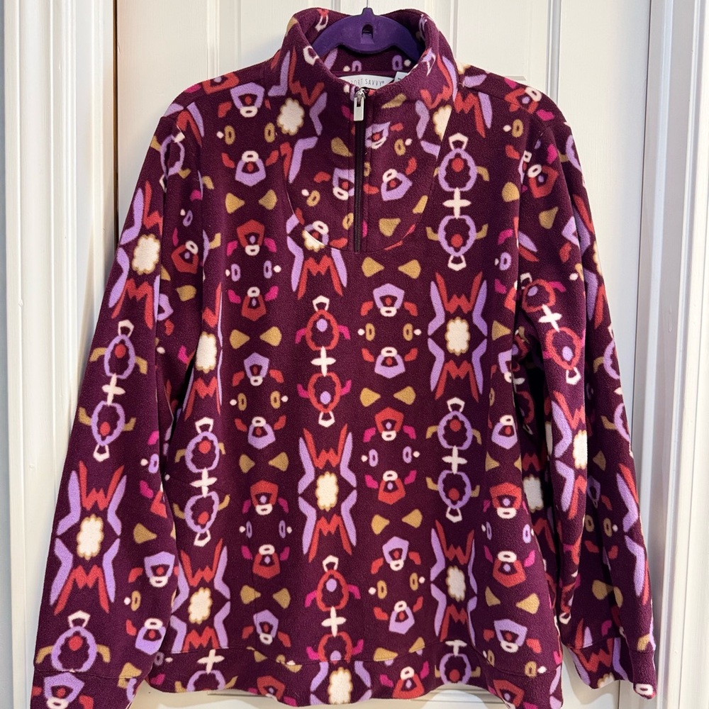 Stylish Women's Patterned Sweatshirt